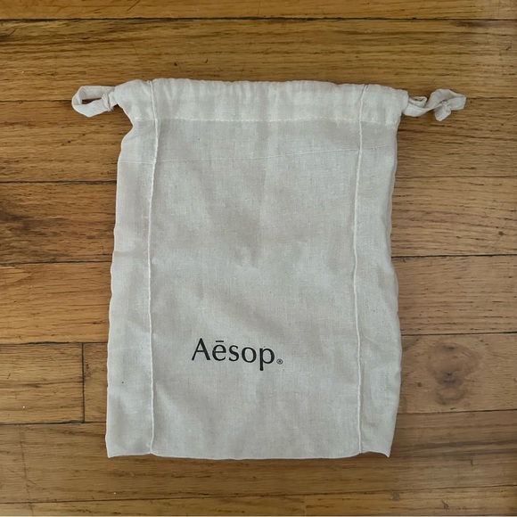 (3 for $15) Aesop linen drawstring pouch unused - Picture 2 of 3